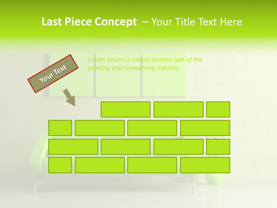 House Decor Settee PowerPoint Template