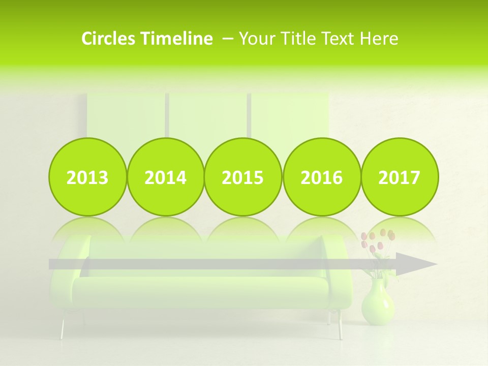 House Decor Settee PowerPoint Template