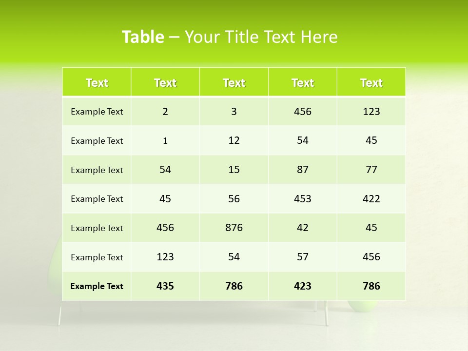 House Decor Settee PowerPoint Template