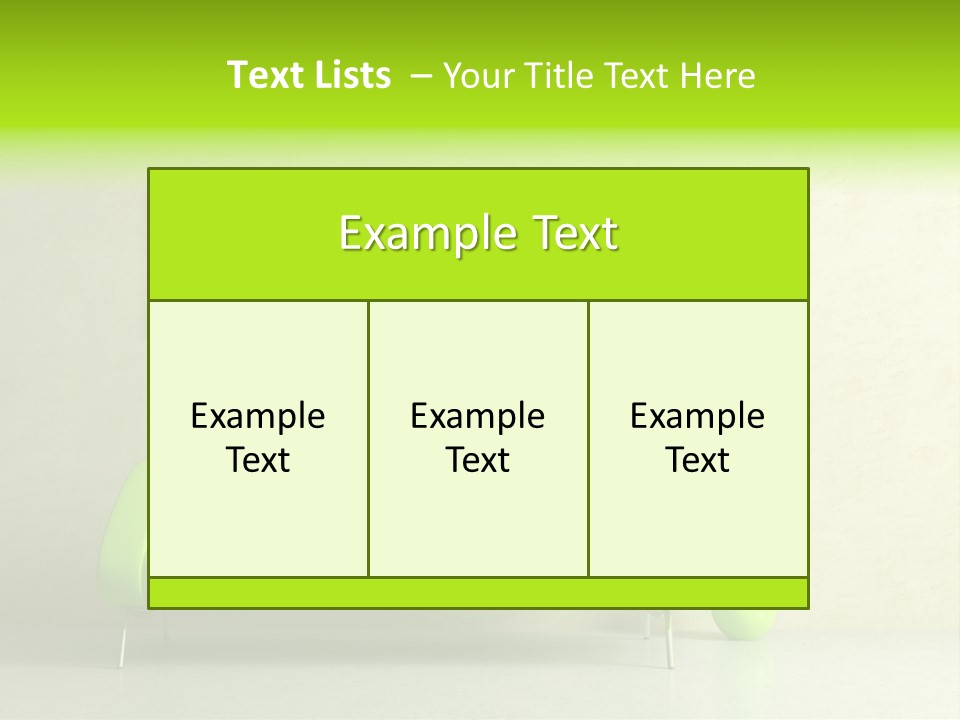 House Decor Settee PowerPoint Template