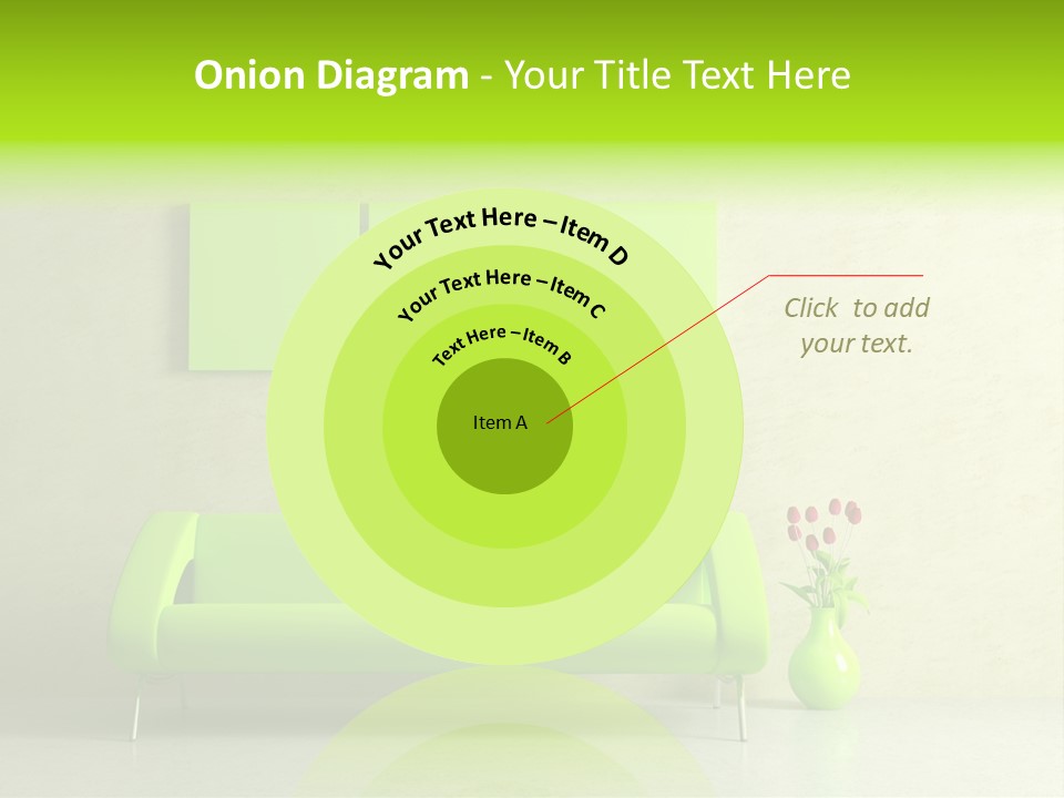 House Decor Settee PowerPoint Template