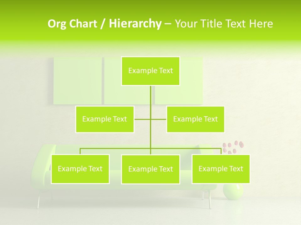 House Decor Settee PowerPoint Template