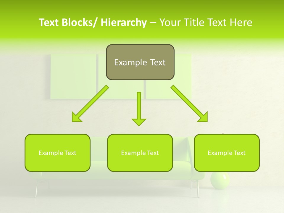 House Decor Settee PowerPoint Template