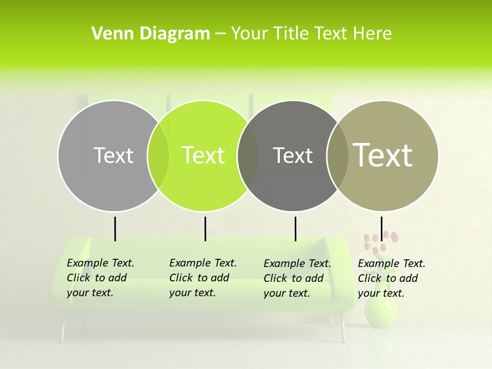 House Decor Settee PowerPoint Template