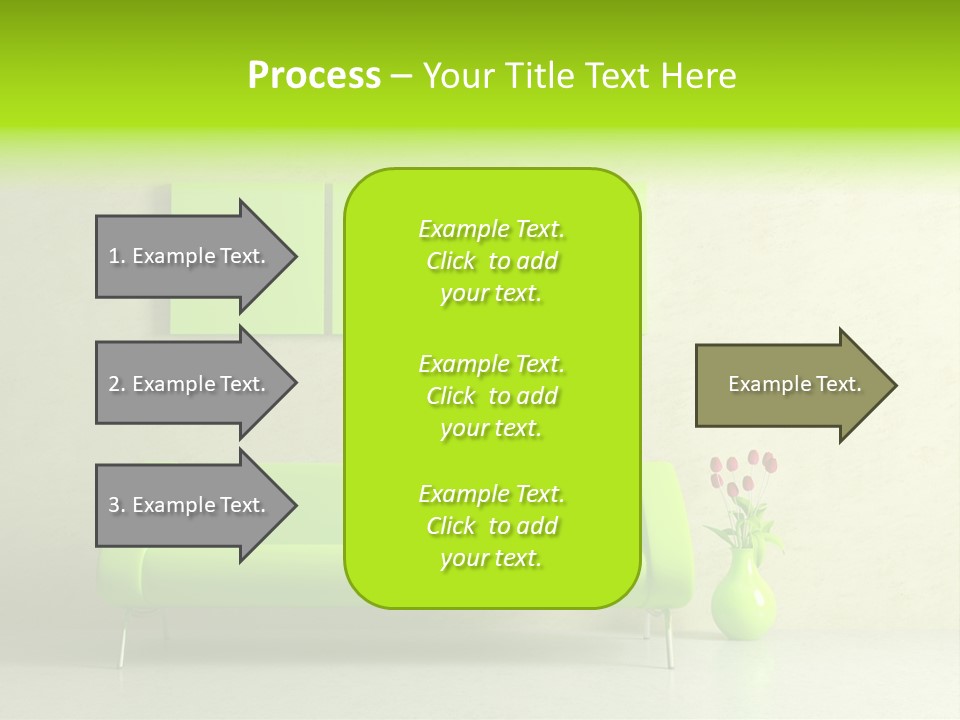 House Decor Settee PowerPoint Template