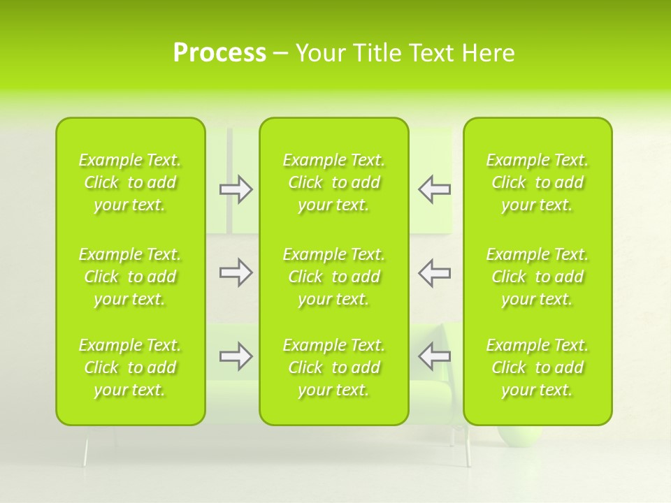 House Decor Settee PowerPoint Template