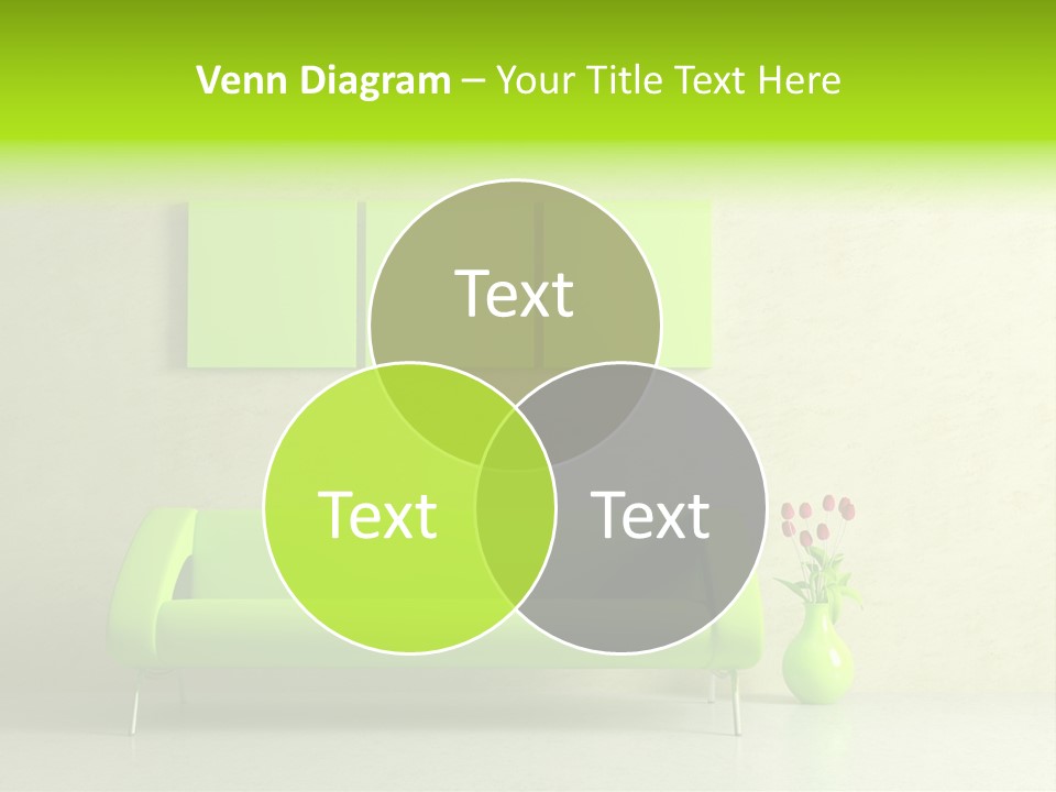 House Decor Settee PowerPoint Template