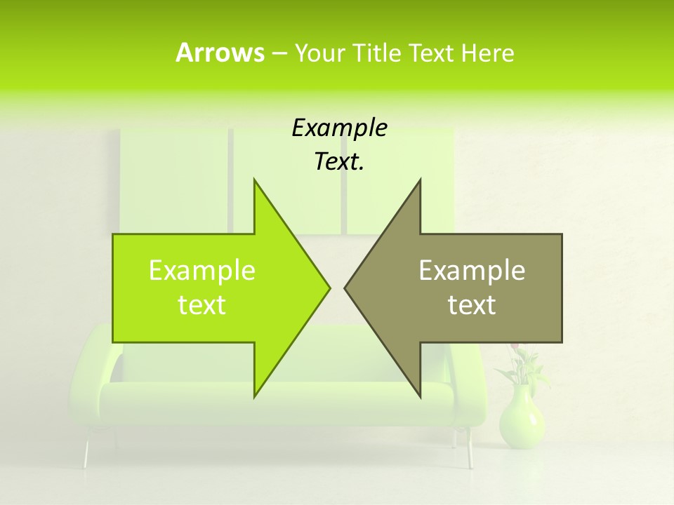 House Decor Settee PowerPoint Template