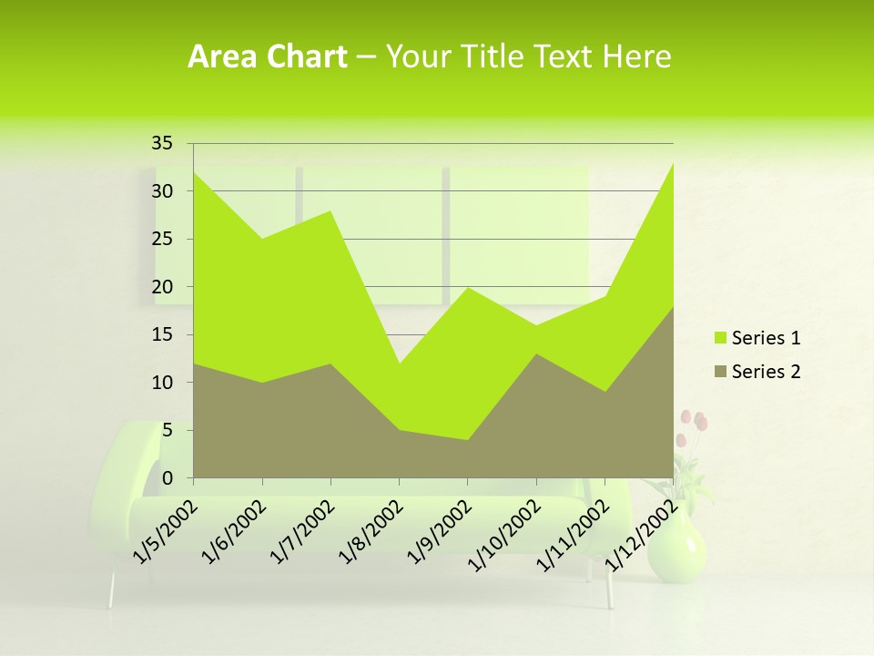 House Decor Settee PowerPoint Template