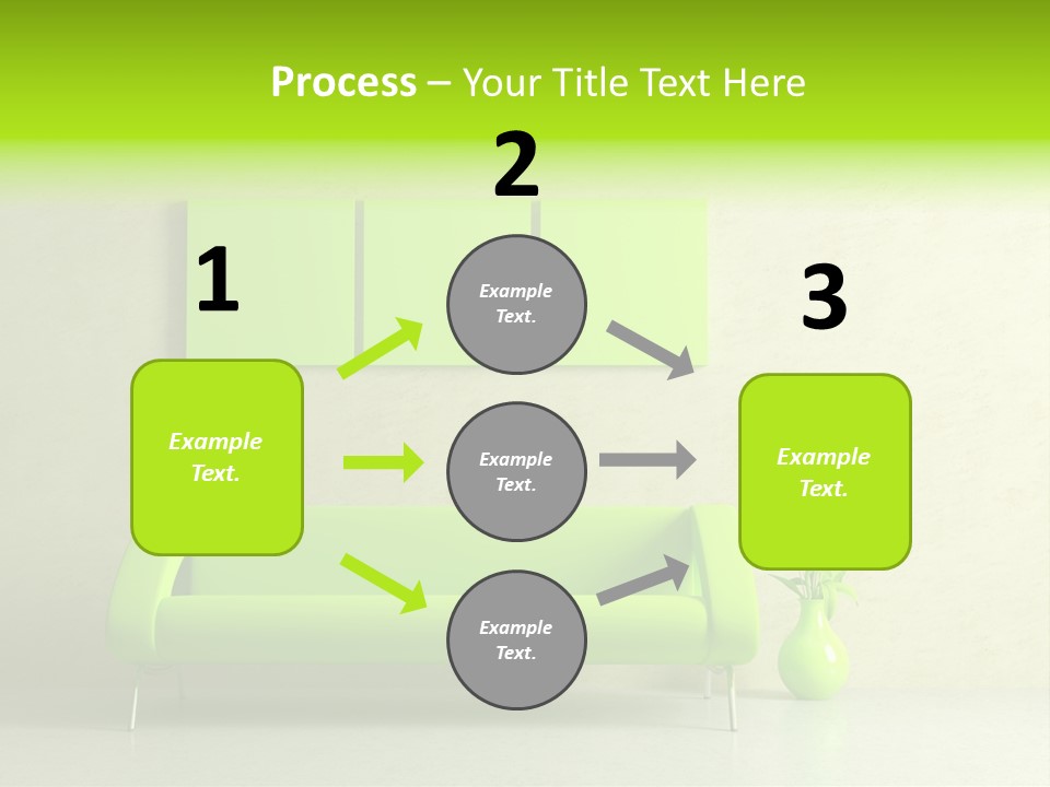 House Decor Settee PowerPoint Template