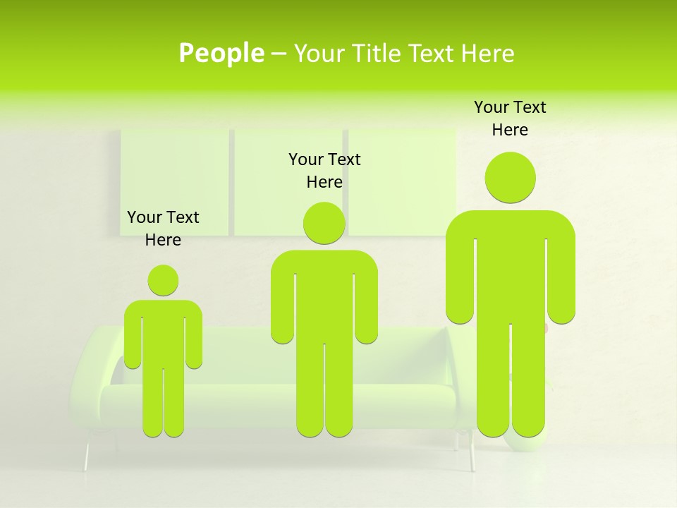 House Decor Settee PowerPoint Template