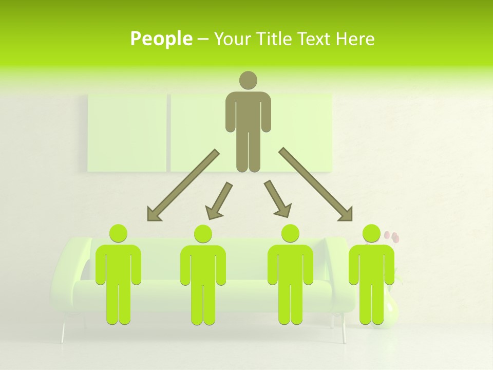 House Decor Settee PowerPoint Template