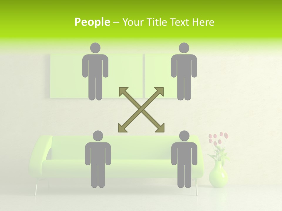 House Decor Settee PowerPoint Template