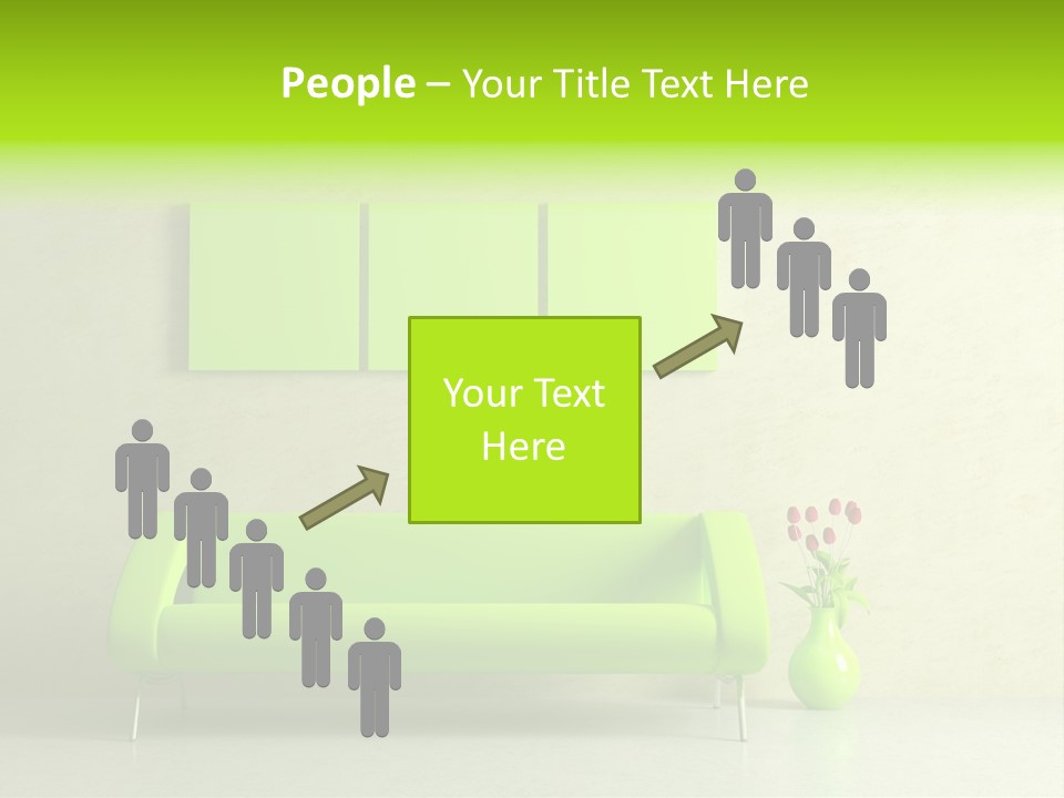 House Decor Settee PowerPoint Template