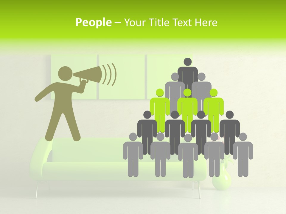 House Decor Settee PowerPoint Template