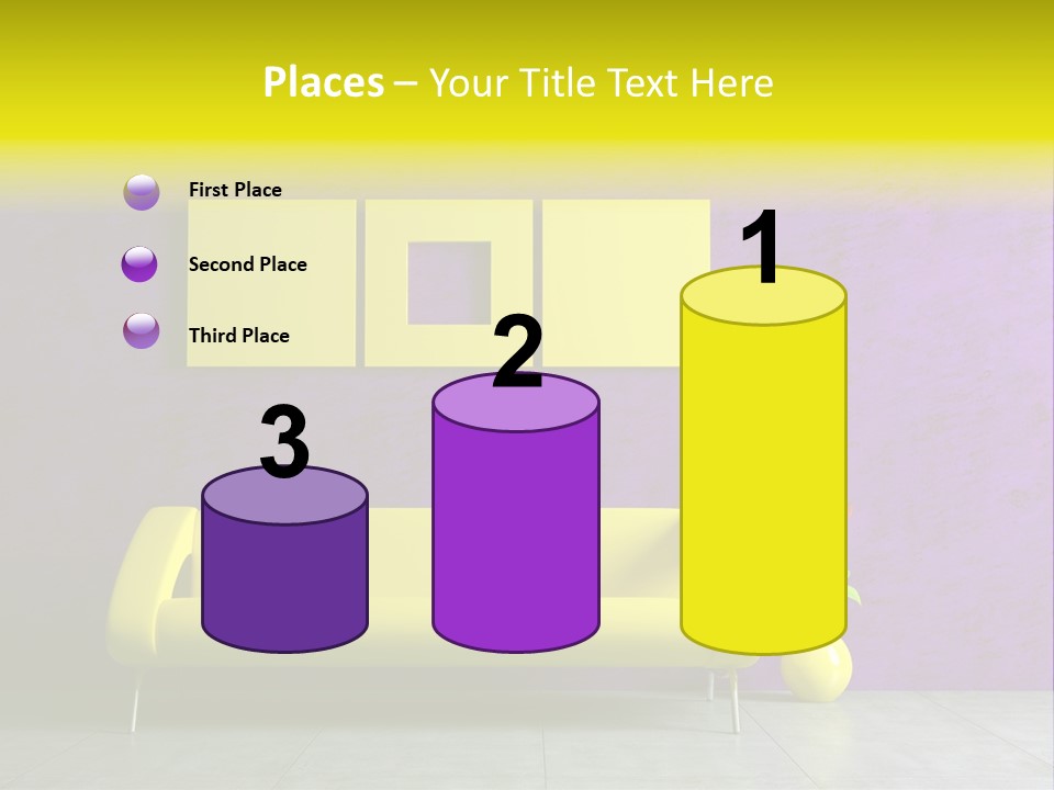 Sofa Urban Elegance PowerPoint Template