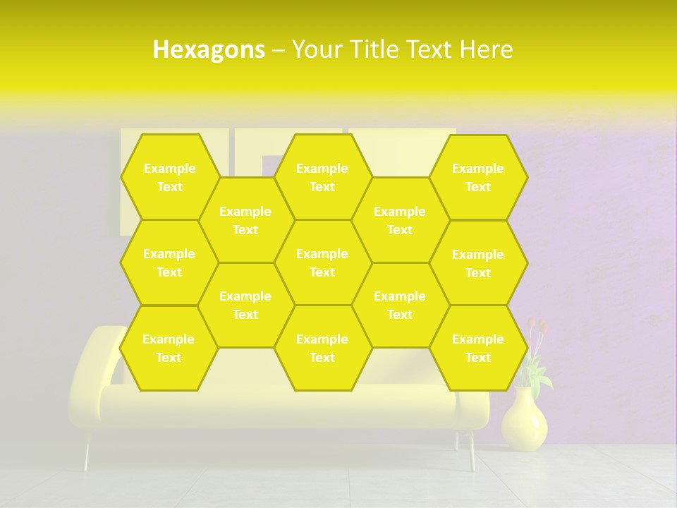 Sofa Urban Elegance PowerPoint Template