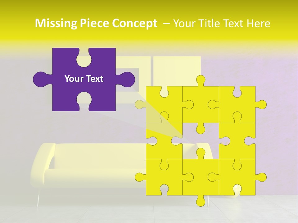 Sofa Urban Elegance PowerPoint Template