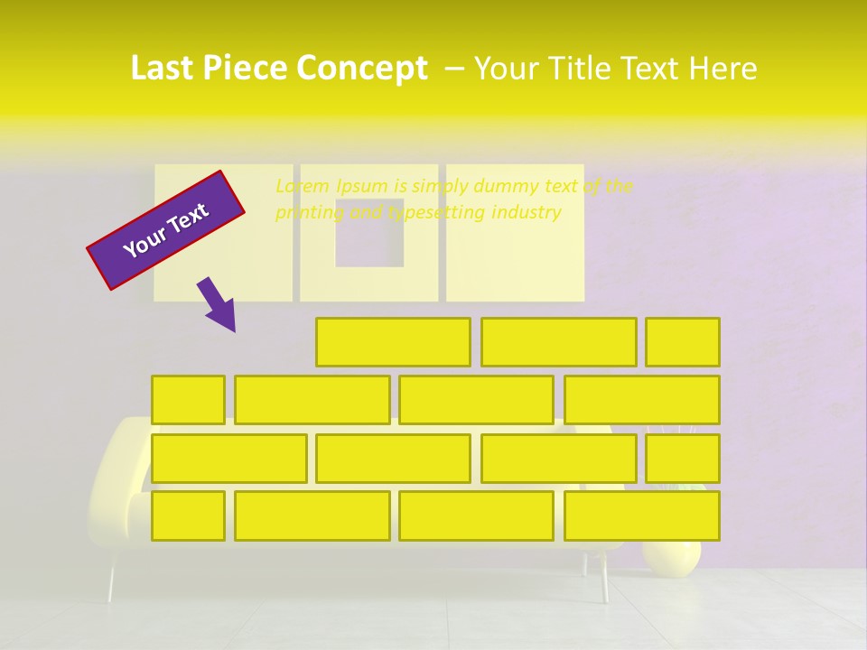 Sofa Urban Elegance PowerPoint Template