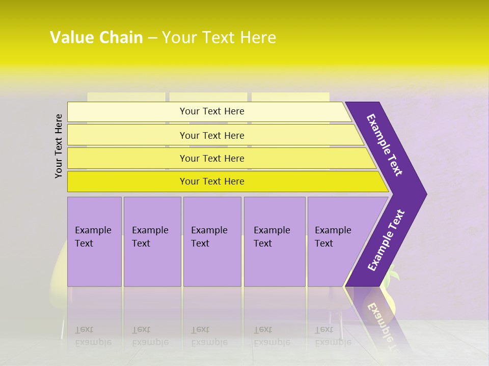 Sofa Urban Elegance PowerPoint Template