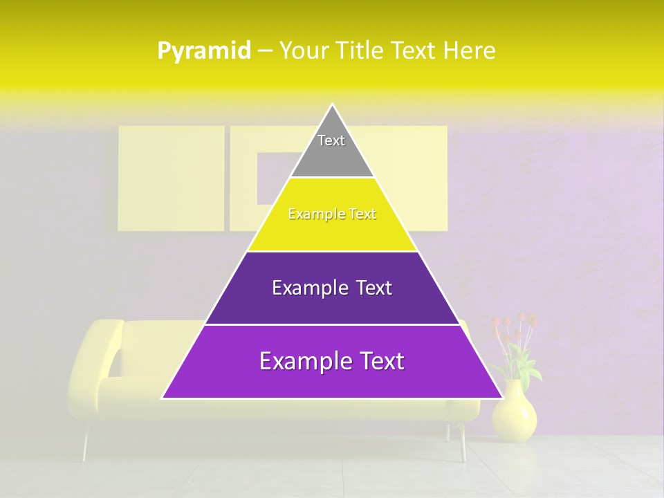 Sofa Urban Elegance PowerPoint Template