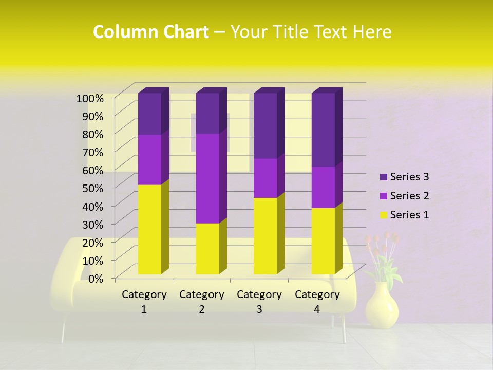 Sofa Urban Elegance PowerPoint Template