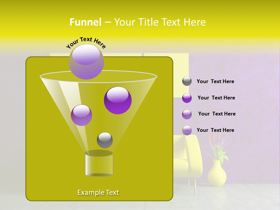 Sofa Urban Elegance PowerPoint Template