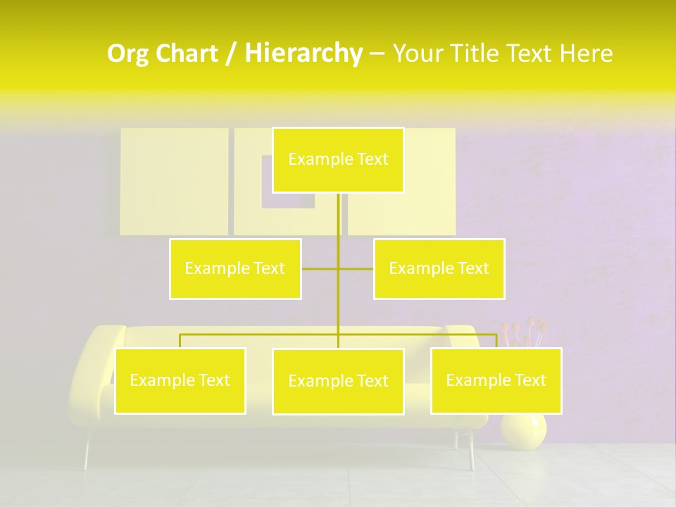 Sofa Urban Elegance PowerPoint Template