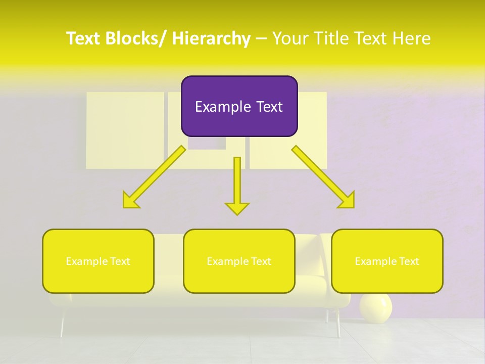 Sofa Urban Elegance PowerPoint Template