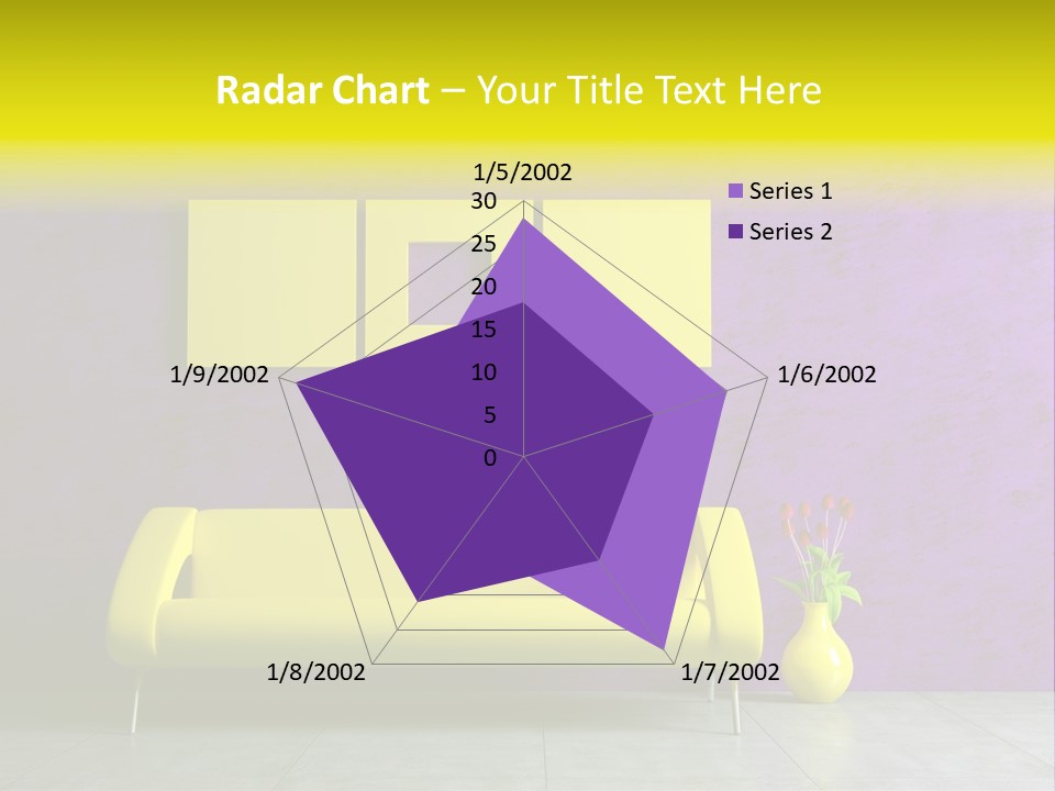 Sofa Urban Elegance PowerPoint Template