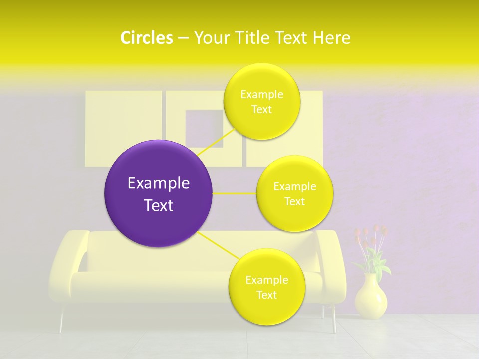 Sofa Urban Elegance PowerPoint Template