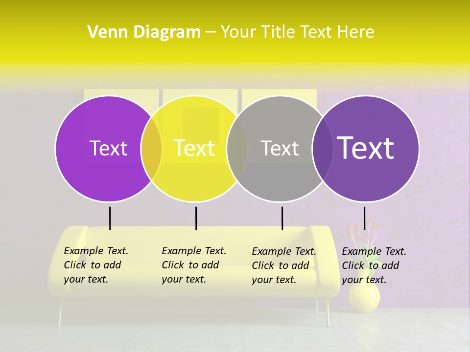 Sofa Urban Elegance PowerPoint Template
