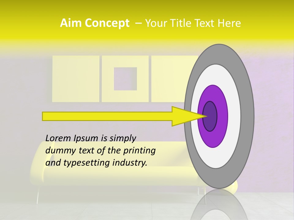 Sofa Urban Elegance PowerPoint Template