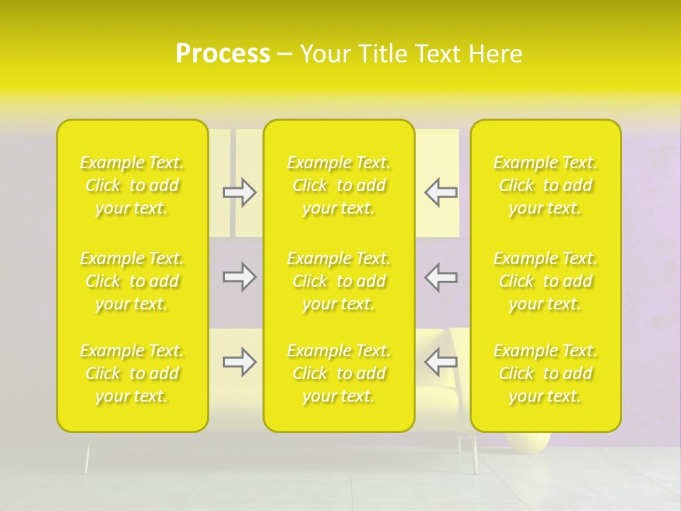 Sofa Urban Elegance PowerPoint Template