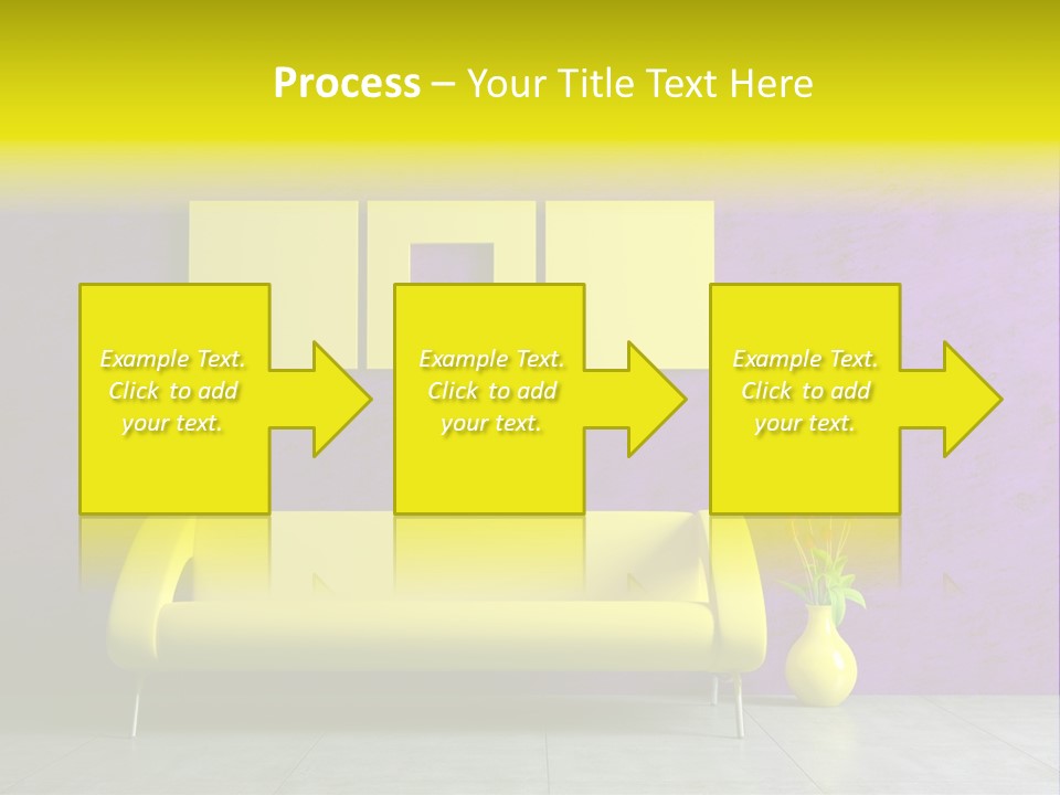 Sofa Urban Elegance PowerPoint Template