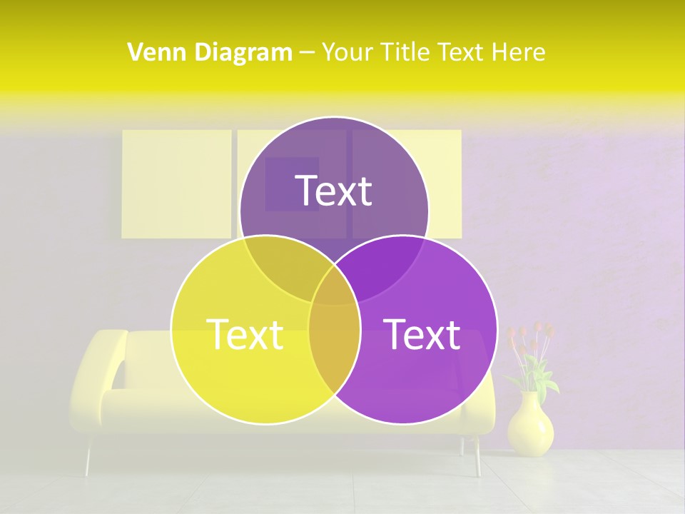 Sofa Urban Elegance PowerPoint Template