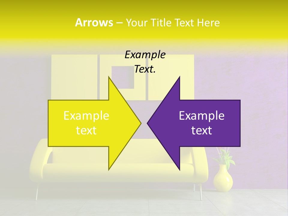 Sofa Urban Elegance PowerPoint Template