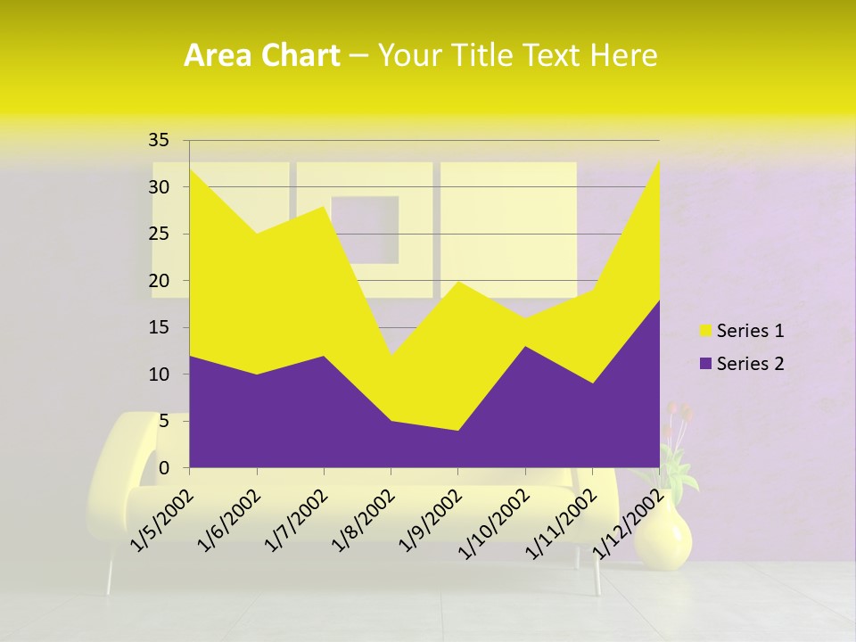 Sofa Urban Elegance PowerPoint Template