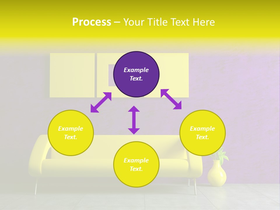 Sofa Urban Elegance PowerPoint Template