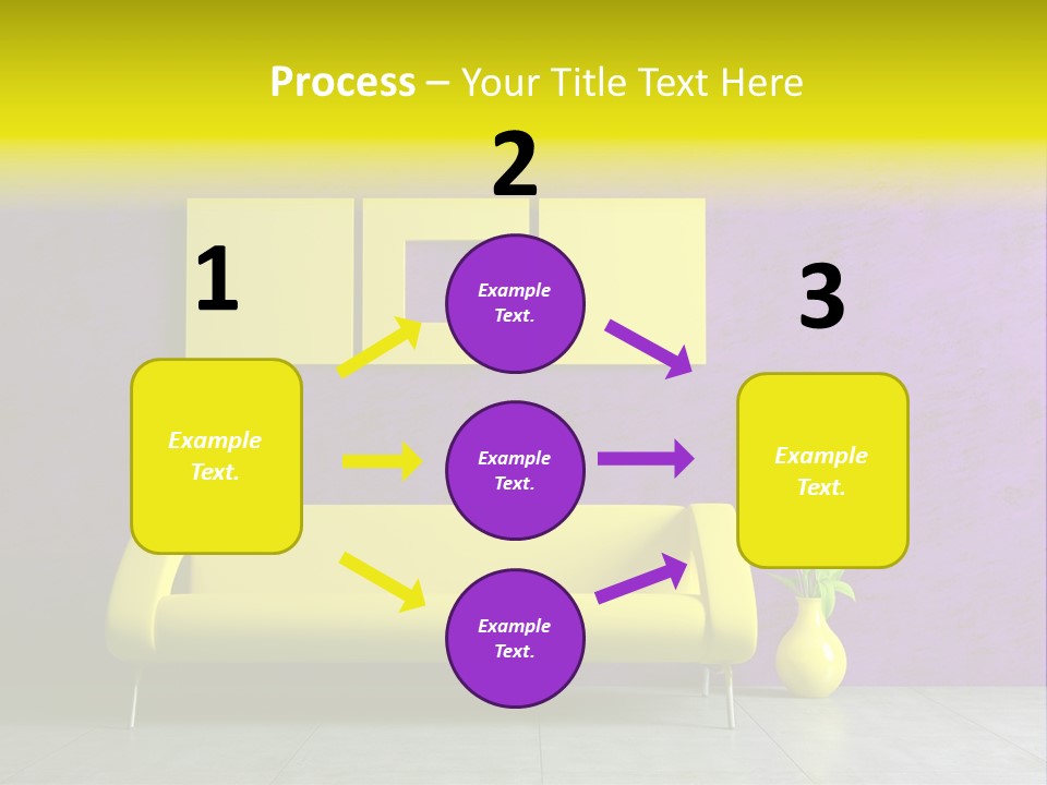 Sofa Urban Elegance PowerPoint Template