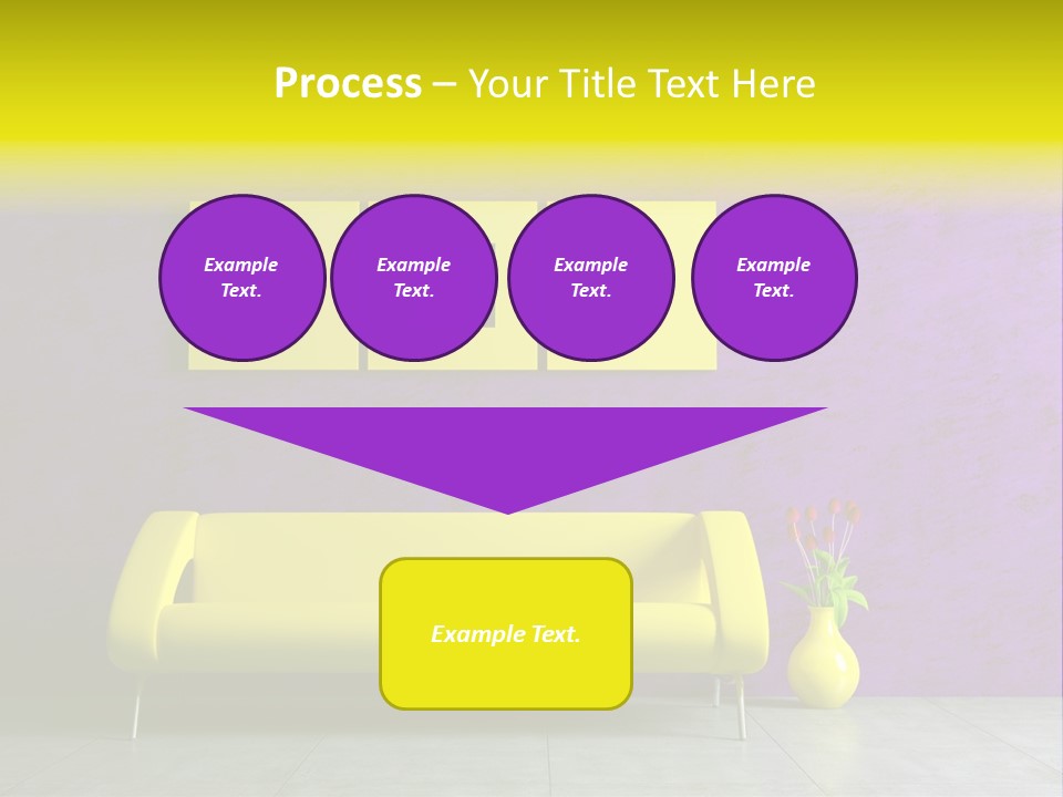 Sofa Urban Elegance PowerPoint Template
