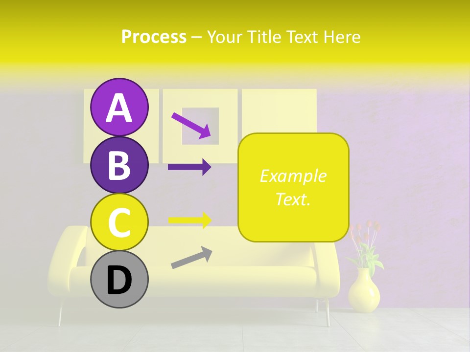 Sofa Urban Elegance PowerPoint Template