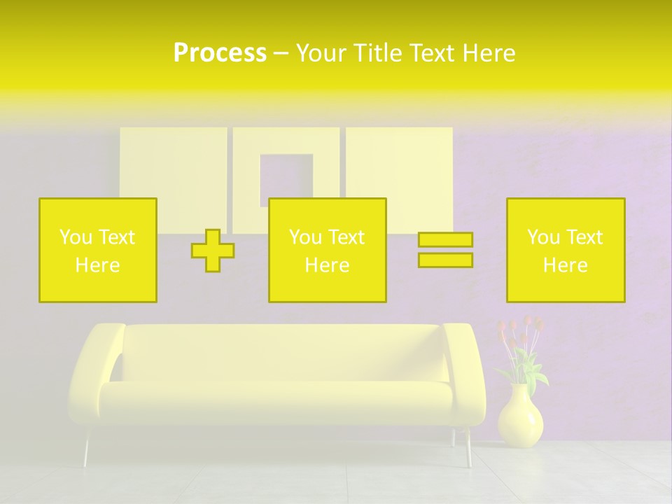 Sofa Urban Elegance PowerPoint Template