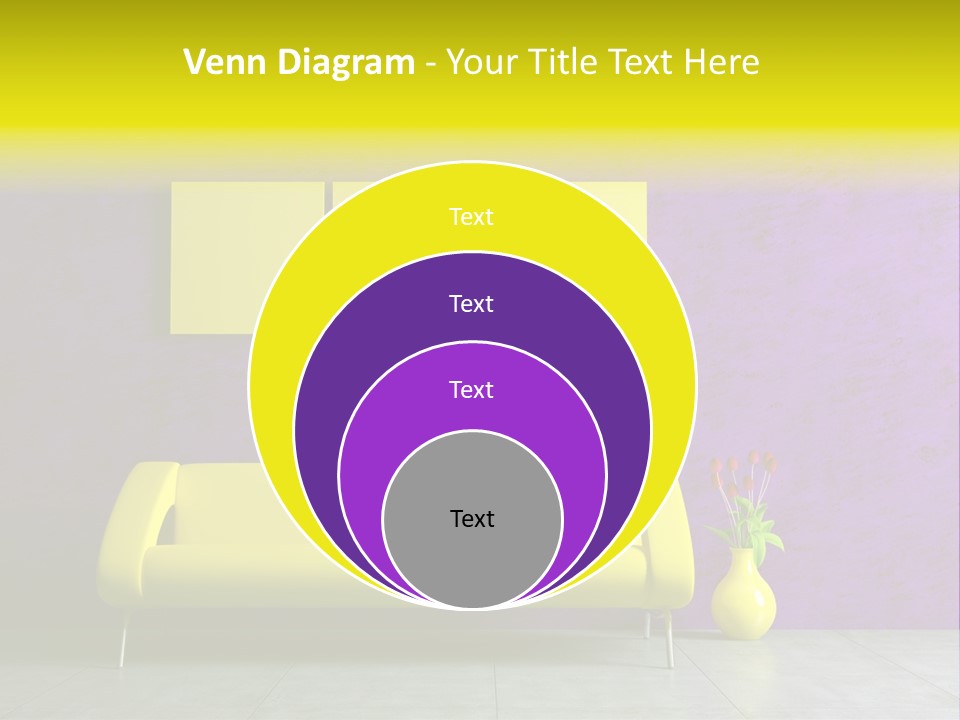 Sofa Urban Elegance PowerPoint Template