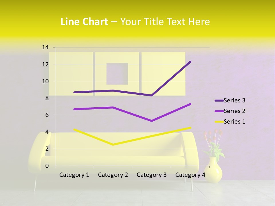 Sofa Urban Elegance PowerPoint Template