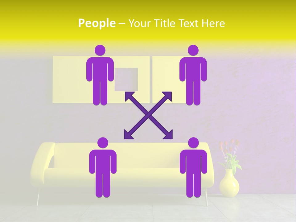 Sofa Urban Elegance PowerPoint Template