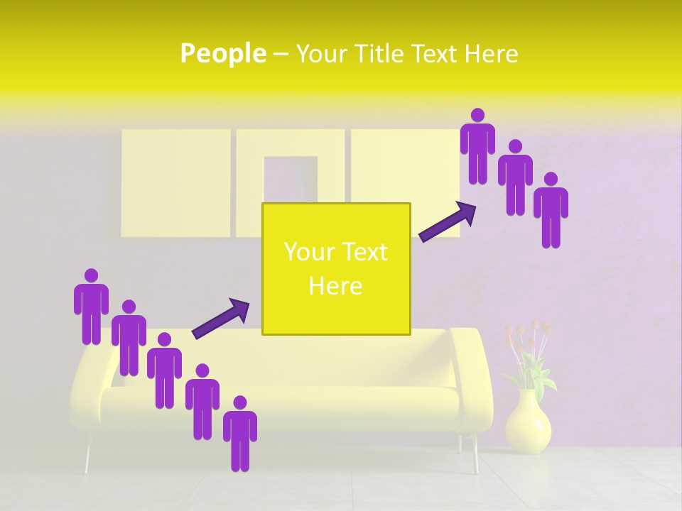 Sofa Urban Elegance PowerPoint Template