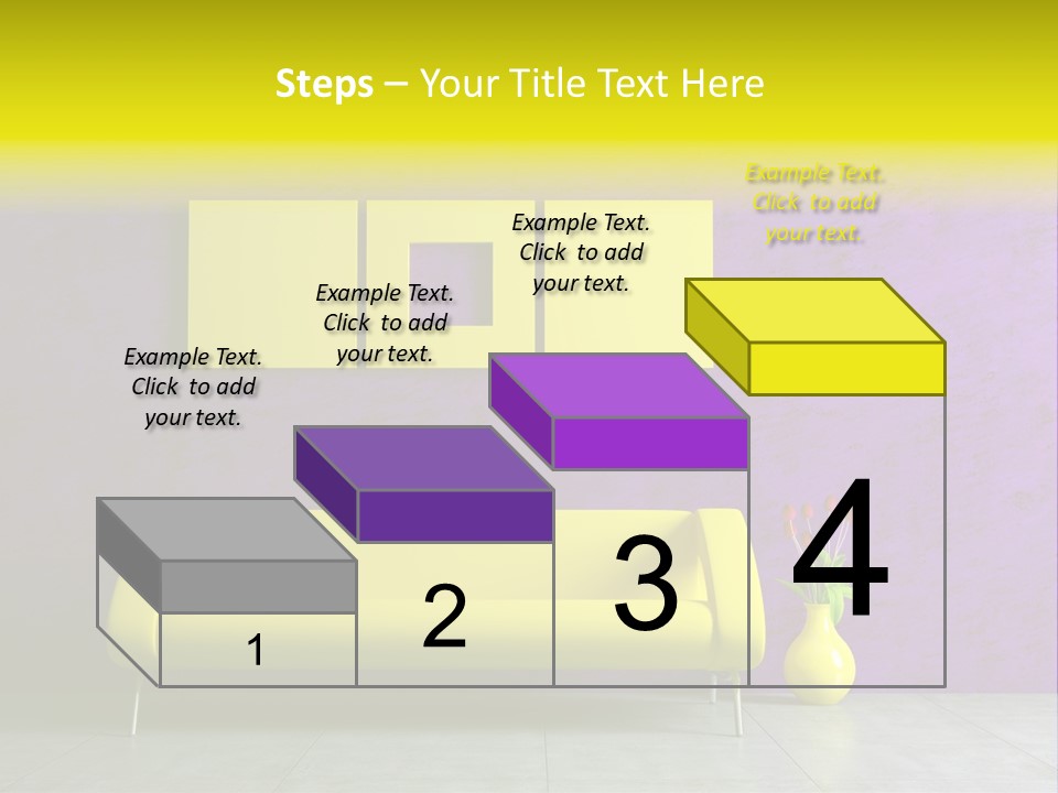 Sofa Urban Elegance PowerPoint Template