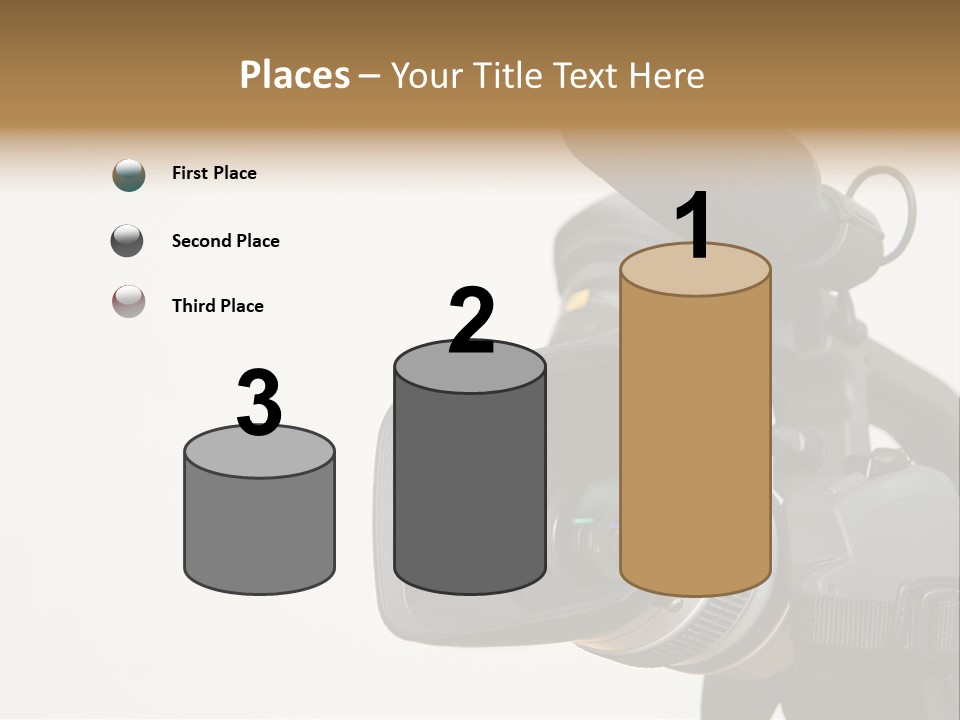 Lens News Background PowerPoint Template