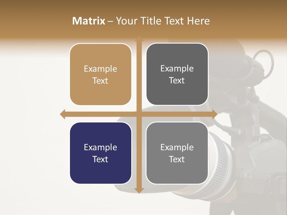 Lens News Background PowerPoint Template